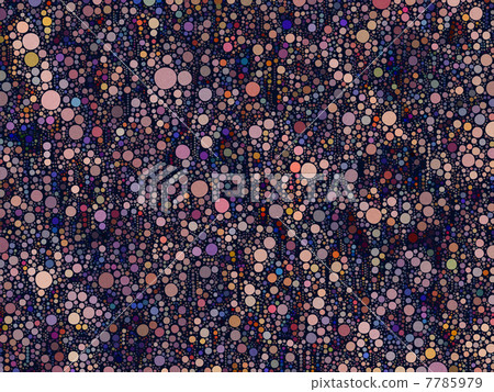 A lot of polka dots (dark series colorful) 7785979
