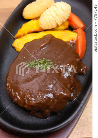 美味的漢堡牛排 7787148