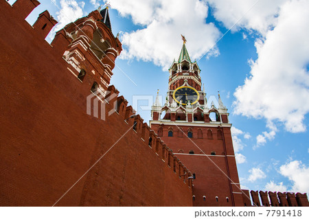 Wall of the Moscow Kremlin with space for text Wall of the Moscow Kremlin with space for text 7791418