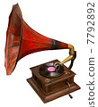 Vintage gramophone. 7792892