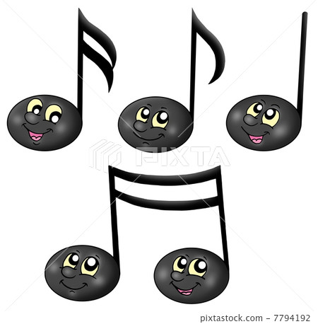 Cute music notes Cute music notes 7794192