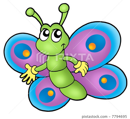 Small cartoon butterfly Small cartoon butterfly 7794695