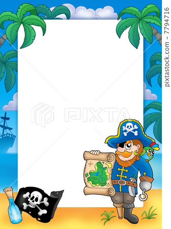 Frame with pirate 2 Frame with pirate 2 7794716