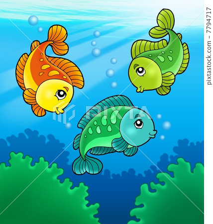 Three cute freshwater fishes Three cute freshwater fishes 7794717