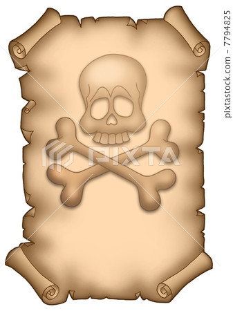 Pirate parchment A4 7794825