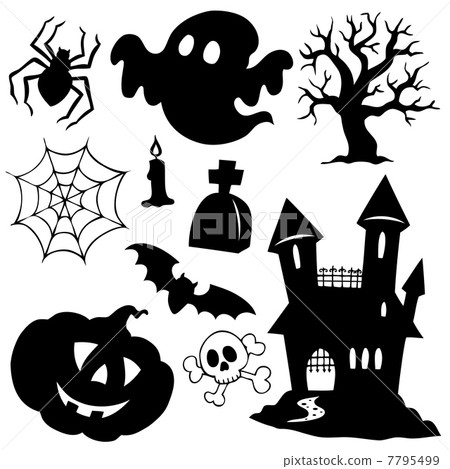 Halloween silhouettes collection 1 Halloween silhouettes collection 1 7795499