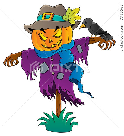 Halloween scarecrow theme image 1 7795569