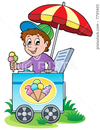 Happy ice cream man Happy ice cream man 7795605