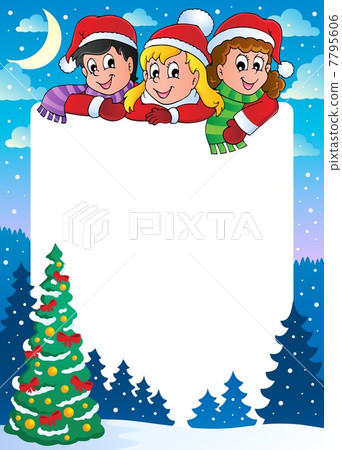Christmas topic frame 3 Christmas topic frame 3 7795606