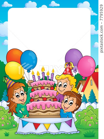 Party theme frame 3 Party theme frame 3 7795929