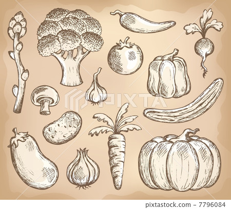 Vegetable theme collection 3 Vegetable theme collection 3 7796084