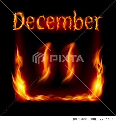 Calendar of Fire - Stock Illustration [7796507] - PIXTA
