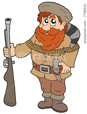 Cartoon trapper Cartoon trapper 7796832