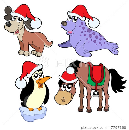 Christmas animals collection - Christmas animals collection - 7797160