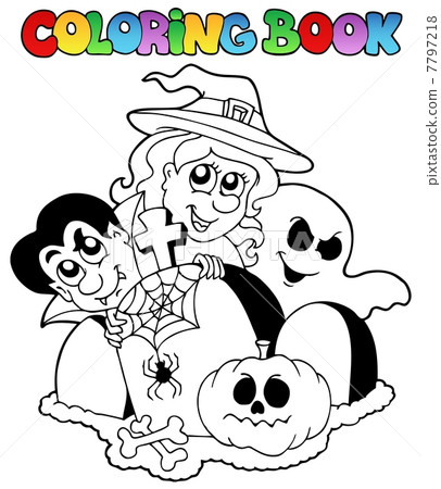 Coloring book Halloween topic 1 Coloring book Halloween topic 1 7797218