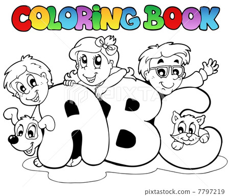 Coloring book school ABC letters Coloring book school ABC letters 7797219