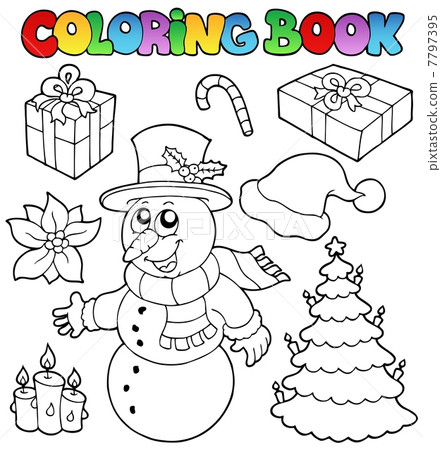 Coloring book Christmas topic 2 Coloring book Christmas topic 2 7797395