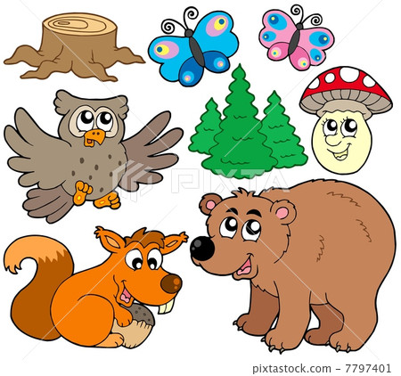 Forest animals collection 3 7797401