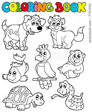 Coloring book with pets 2 Coloring book with pets 2 7797450