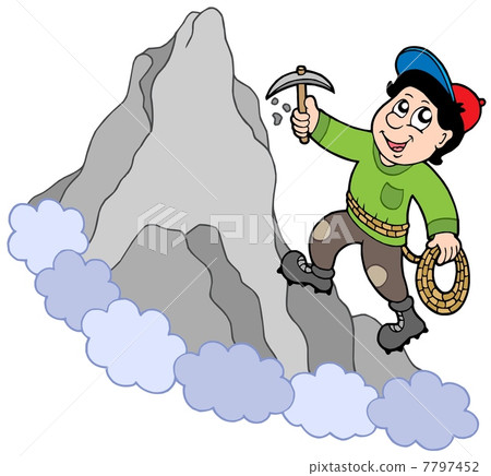 Rock climber on mountain Rock climber on mountain 7797452