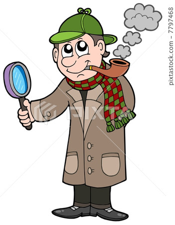 Cartoon detective Cartoon detective 7797468