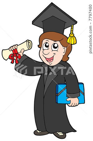 Happy graduate student Happy graduate student 7797480