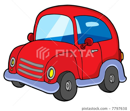 Cute red car Cute red car 7797638