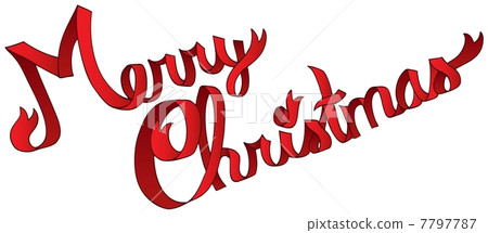 Merry Christmas ribbon sign Merry Christmas ribbon sign 7797787