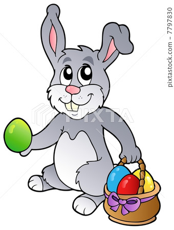 Bunny and Easter eggs Bunny and Easter eggs 7797830