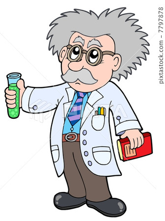 Cartoon scientist - Cartoon scientist - 7797878