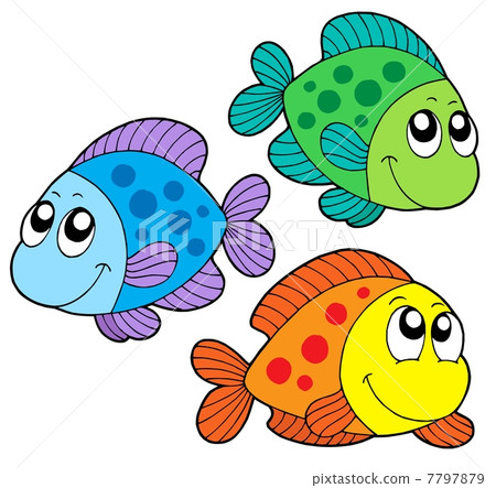 Cute color fishes Cute color fishes 7797879