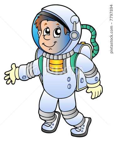 Cartoon astronaut Cartoon astronaut 7797894