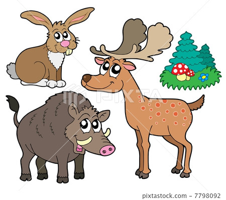 Forest animals collection 1 7798092