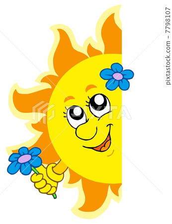Lurking Sun with flower Lurking Sun with flower 7798107