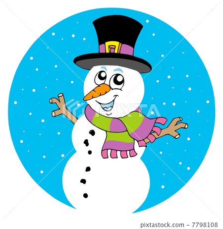 Cartoon snowman Cartoon snowman 7798108