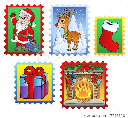 Various Christmas post stamps 2 Various Christmas post stamps 2 7798110