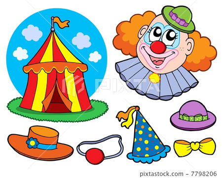 Circus clown collection 7798206