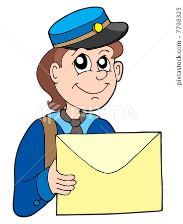 Postman with letter Postman with letter 7798325