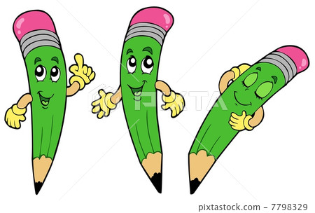 Various cartoon pencils Various cartoon pencils 7798329