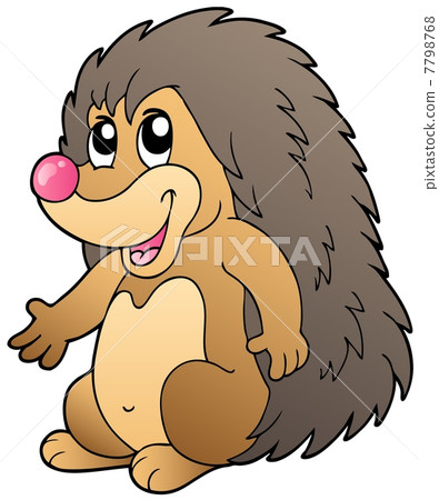 Cute cartoon hedgehog Cute cartoon hedgehog 7798768