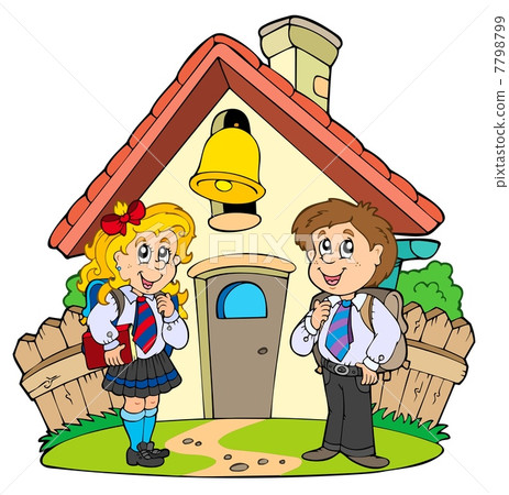 Small school with kids in uniforms Small school with kids in uniforms 7798799