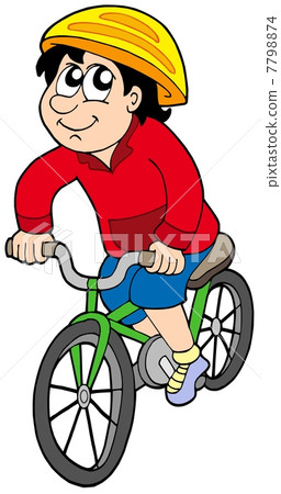 Cartoon cyclist Cartoon cyclist 7798874