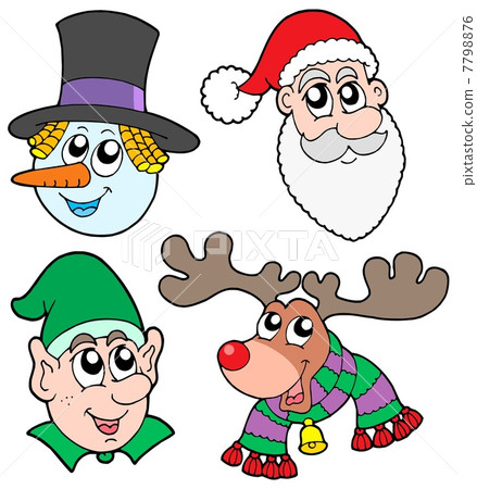 Christmas faces collection Christmas faces collection 7798876