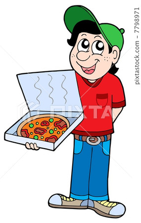 Pizza delivery boy Pizza delivery boy 7798971