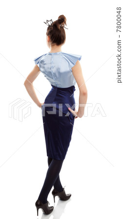 Beautiful young woman in dress Beautiful young woman in dress 7800048