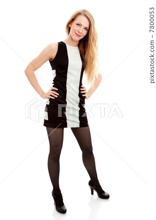Beautiful young woman in dress Beautiful young woman in dress 7800053