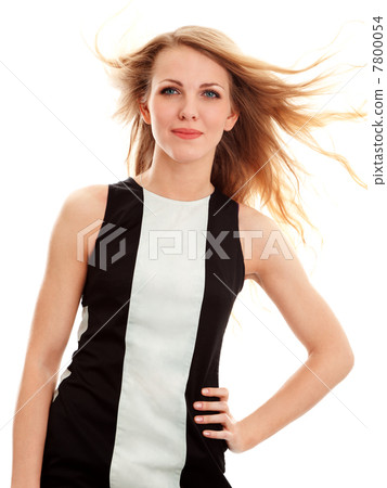 Beautiful young woman in dress Beautiful young woman in dress 7800054