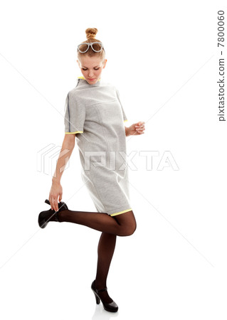 Beautiful young woman in dress Beautiful young woman in dress 7800060