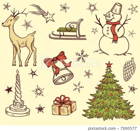 Christmas design elements Christmas design elements 7800577