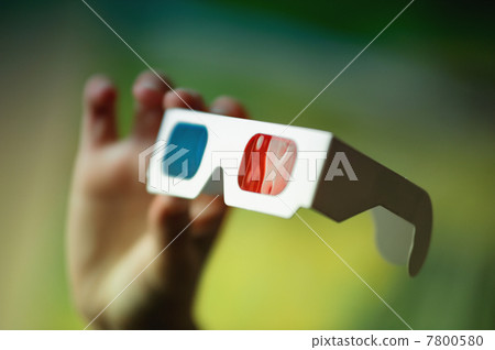 3D Glasses in hand 3D Glasses in hand 7800580